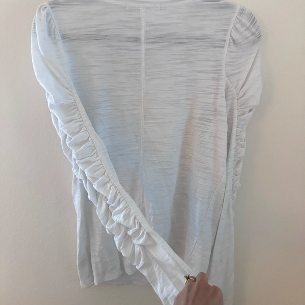 Free People ruched sleeve tee - Picture 3 of 6